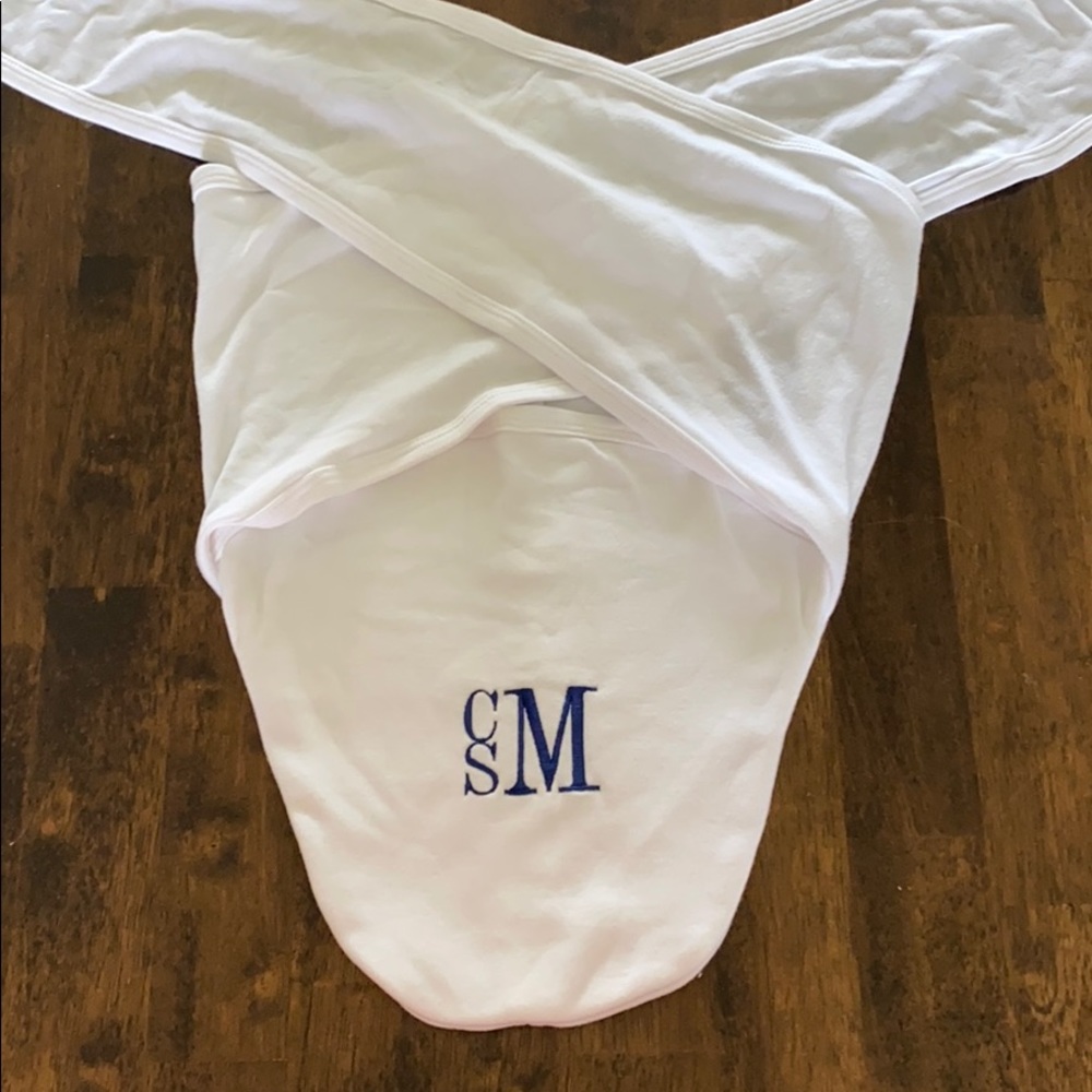 Newborn Swaddle with CSM monogram